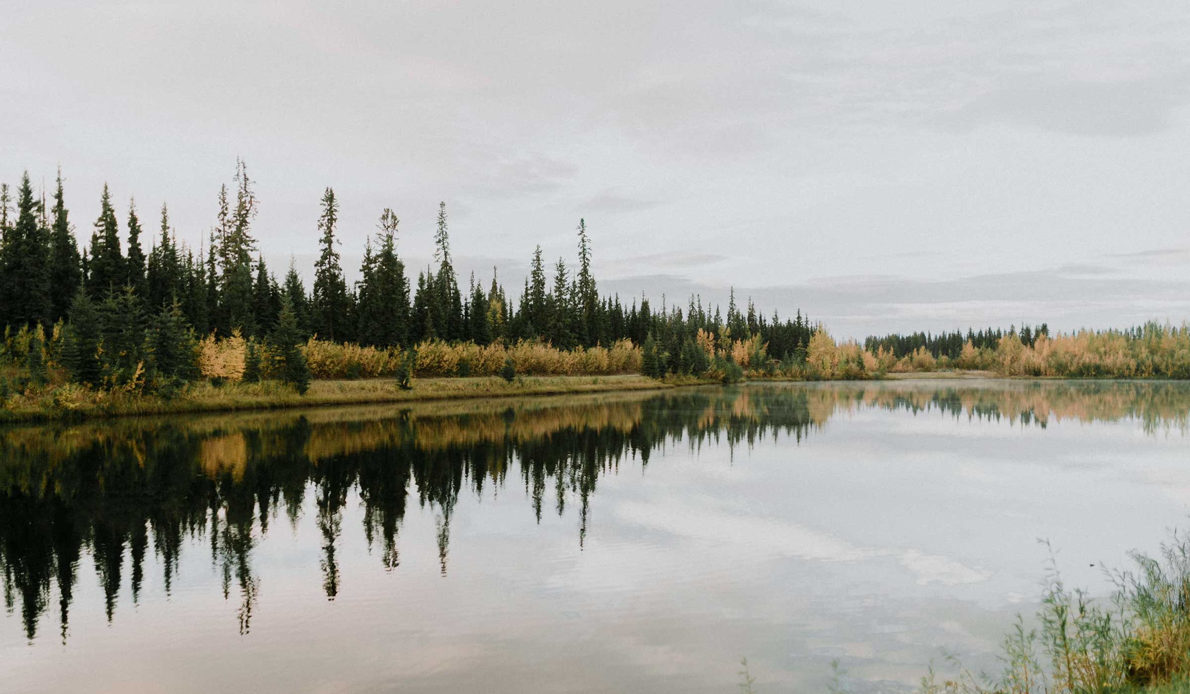 Lake View from Fairbanks Alaska