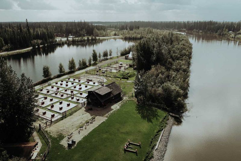 View of Trail Breaker Kennels Fairbanks Alaska