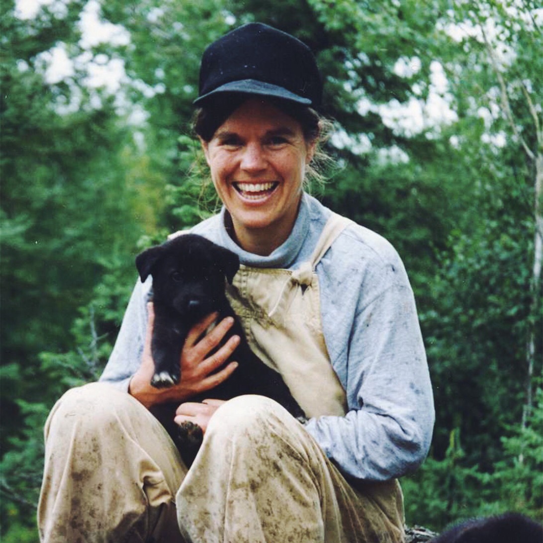 Susan Butcher & Alaskan Husky Pup